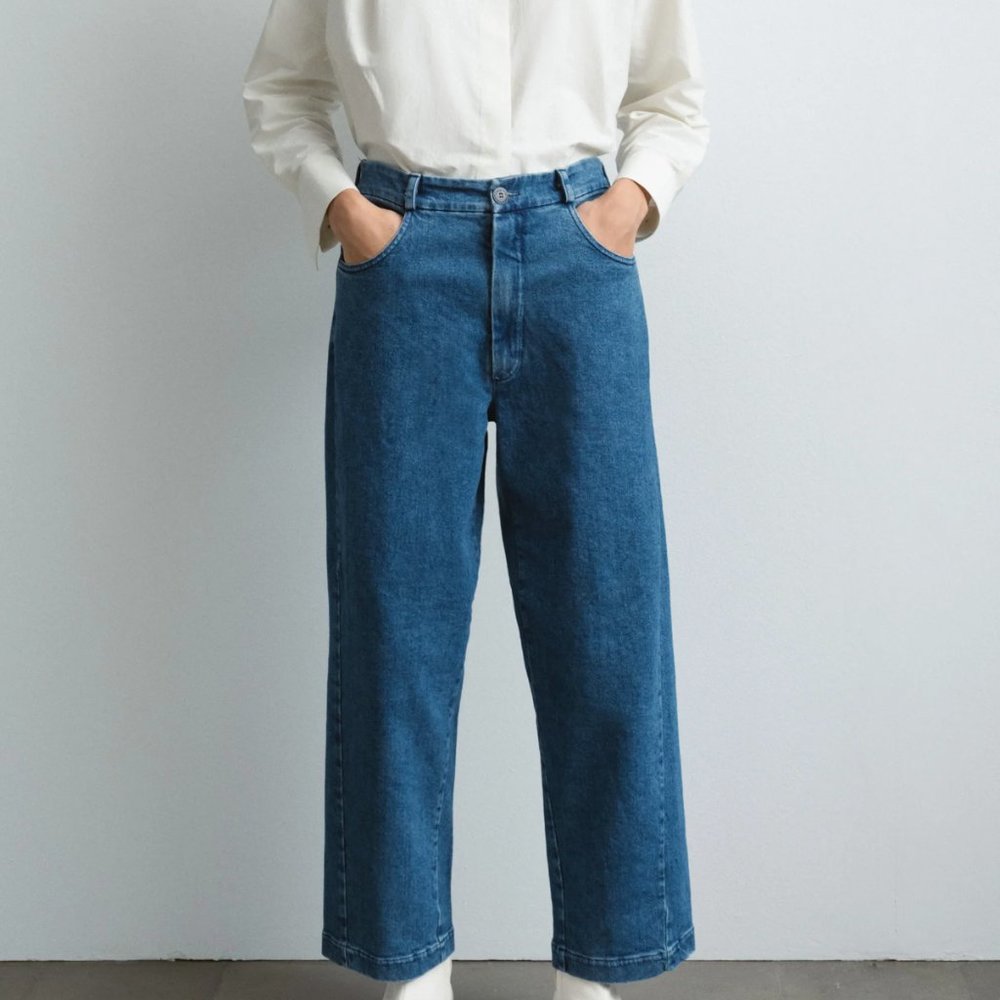 Cordera STRAIGHT DENIM PANTS INDIGO